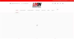 Desktop Screenshot of livonbasketball.com